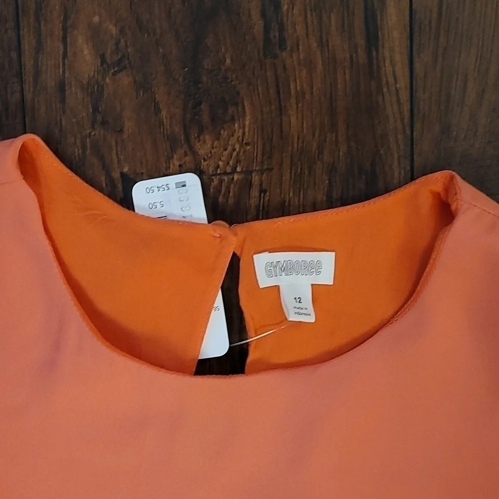 Gymboree sz 12 peach new with tags dress Easter K54